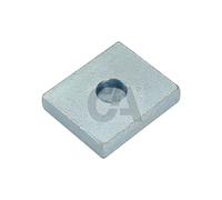 Piastra per perno sferico inferiore Grezzo Ø 20