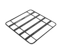 Piastra per portapacchi bici anteriore-posteriore in alluminio nero 40 x 40cm -