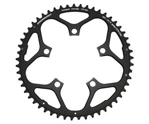Piastra per strada a 5 razze Stronglight 7075 Type Shimano Nero
