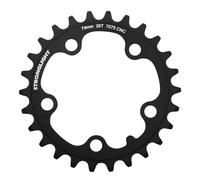 Piastra strada 5bra d.74 stronglight 26dts triplo nero alluminio 7075 9-10v.