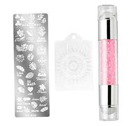 Piastra per timbri per unghie, strumento per stampa unghie, modellistica polacca, aiuta la piastra per timbri per stampi per guarnizioni per, kit per