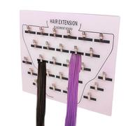 Piastra per trapianto di capelli con clip per la preparazione di parrucche e | Easy Storage Acrilico - Set di tessuto intrecciato, stile salone, strumento ideale per uomini e donne