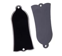 Piastra Per Truss Copertura Per Truss Rod 2 Fori Per Basso Elettrico 3 Strati Costruzione In PVC Per Chitarra LP/SG Orologio Di Regolazione parti di chitarra