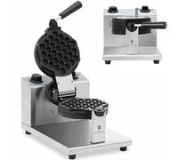Piastra per waffle a bolle, diametro 17 cm, 1200 W