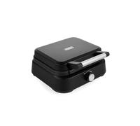 Piastra Per Waffle Antiaderente Con Piedini Antiscivolo 1500w Nero