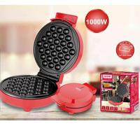 Piastra per Waffle Cialde Bubble Elettrica Antiaderente Automatica 1000W HM-5868