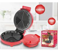 Piastra per Waffle Cialde CUORE Elettrica Antiaderente Automatica 1000W HM-5866