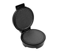 Piastra per waffle da 1200 W, sottile, per waffle, con rivestimento antiaderente, regolazione della temperatura, 20 cm, nero