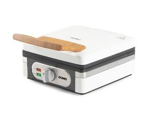 Piastra per waffle - DOMO - DO9274W - 1400 W - 2 waffle XL - Bianco