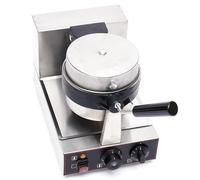 Piastra Per Waffle Rotante Commerciale,Macchina Per Hamburger Ufo,Pressa Elettrica Per Panini,Macchina Per Hamburger Rotante Ufo 1300w/2600w,Antiaderente,Riscaldamento Rapido Da 50 A 300 °C(Single)