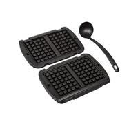 Piastra Per Waffle Tefal XA724810 (2 Pz) + Cucchiaio Dosatore