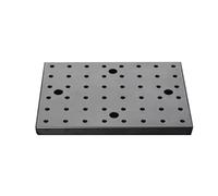 Piastra piana ottica in lega di alluminio ad alta precisione - Banco da lavoro a nido d'ape con apertura M6 con distanza tra i fori 25x25MM(200x200x13mm)