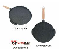 PIASTRA PIETRA TONDA CM.32 1 MAN. LEGNO X INDUZIONE