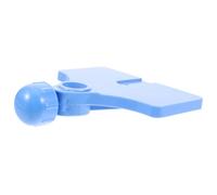 Piastra Portaoggetti per Supporto Flebo Abs Blu per Palo | Compatibile con Pali da 25mm o 35mm, Accessorio Leggero, per Strumenti e Materiali Medici in Ospedale
