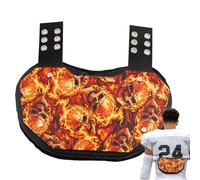 Piastra posteriore da calcio professionale per giovani, protezione lombare, alla , con fascia in nylon regolabile