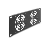 Piastra posteriore Delock 67432 rack 10 pollici 2U ventole integrate metallo grigio