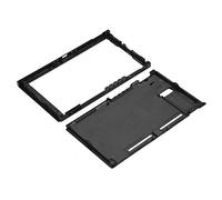 Piastra Posteriore di Ricambio per Alloggiamento Superiore e Inferiore per Console Switch NS, Design di Ventilazione, Ergonomico, Trasparente, Antigraffio, Nero