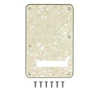 Piastra posteriore per chitarra Stratocaster a 6 fori, per Fender Stratocaster standard USA/messicana (crema perla)