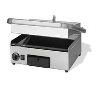 PIASTRA PROFESSIONALE MEDIA IN VETROCERAMICA INFERIORE LISCIA - SUPERIORE LISCIA