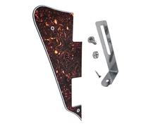 Piastra protettiva antigraffio per chitarra elettrica, piastra frontale in PVC per riparazione e accessori per strumenti a corda, componenti hardware di facile installazione, accessori per battipenna