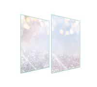 PIASTRA PROTETTIVA IN VETRO PER CUCINA 2x35x52 CHIARA