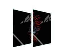 PIASTRA PROTETTIVA IN VETRO PER CUCINA 2x35x52 PESCE