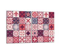 Piastra protettiva in vetro per stufa 2x40x52 Mosaico