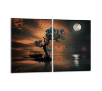 Piastra protettiva in vetro per stufa 2x40x52 Tree