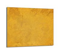 DarHaus Copri piano cottura induzione 60x52 cm copertura per piano cottura in vetroceramica 1 pezzi universale per piastre di cottura paraspruzzi tagliere in vetro temprato, Giallo ardesia