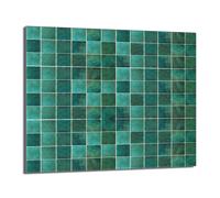 Piastra protettiva in vetro per stufa 60x52 Verde