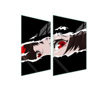 PIASTRA PROTETTIVA IN VETRO PER STUFA 70x52 ANIME