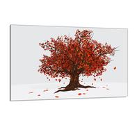 Piastra protettiva in vetro per stufa 80x52 Tree