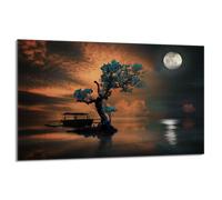 Piastra protettiva in vetro per stufa 80x52 Tree