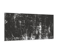 DarHaus Piastra di copertura 90 x 52 cm copertura piano cottura a induzione universale in ceramica per piatti da cucina paraspruzzi tagliere in vetro temperato, decorazione, Nero