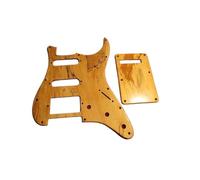Piastra Protettiva Per Battipenna Per Chitarra Ele Pannello Frontale Con Battipenna E Cover Posteriore Per Chitarra Elettrica Singola Doppia In Acero Tinto ST(3/4)