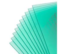 Piastra protettiva trasparente in policarbonato per casco da saldatura, protezione di ricambio per difendere da scintille, schizzi e polvere durante la saldatura (115 x 90 mm)