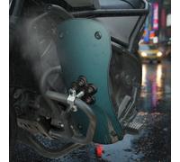 Piastra Protezione Ginocchia Ampliato Paravento Motociclo Antiurto