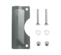 Piastra Protezione per serratura Autoadesiva Argento Piastra(2pcs) | Metallo solido, misura 3x7 pollici, rinforza per punto debole, finitura argento, per facile montaggio