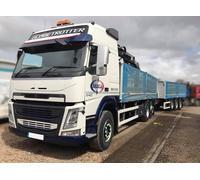 Piastra Pubblicitaria Per Volvo FM4 2013-2021 Camion Front White Grill Logo
