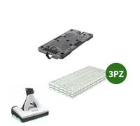Piastra pulilava folletto sp600s con panni fughe 3 pezzi set originale vorwerk