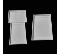 Piastra quadrata extra large in PTFE PEFT da 1 pezzo - Vassoio resistente agli agenti chimici for uso industriale e di laboratorio(300x200x50mm)