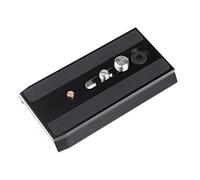 Piastra rapida HUIOP 501PL scorrevole a sgancio rapido piastra 1/4"- 20 & 3/8" viti per Manfrotto 501HDV 503HDV 701HDV MH055M0-Q5