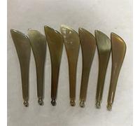 Piastra raschiante in corno di bue naturale Gua Sha Board Face Lift Spa Massage Tool Rimozione delle rughe Raschietto for agopuntura tradizionale 1Pcs