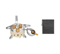 Piastra Riscaldante Doppia Fuoco per vento Piastra Riscaldante(3-Burner-Storage Bag)
