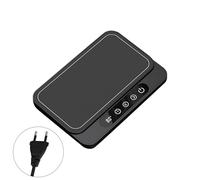 Piastra Riscaldante Per Doppia Tazza Scaldacaffè Elettrico Tappetino in Silicone a Piano Sottile Funzionalità Sicurezza Orologio 12 Ore Conservazione Delle Risorse Tazza Caffè in ABS Più Tosta