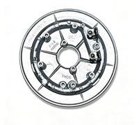 Piastra riscaldante per pentola a pressione elettrica, 17,7 cm, 1000 W | Adatto per modelli da 17,7 cm, potenza 1000 W, per riscaldamento rapido, design inferiore nero, include viti di montaggio