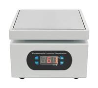 Piastra riscaldante per saldatura da 500 W, 0 - 400 °C, 150 x 150 mm, piastra riscaldante, con indicatore LED, PCB, piastra riscaldante per riparazione elettronica