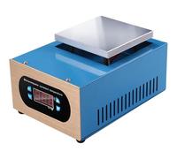 Piastra riscaldante per saldatura da 550 W, stazione di preriscaldamento elettrico del microcomputer LED con piastra 100X100 mm, calore uniforme per PCB, lavoro di riscaldamento SMD