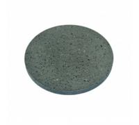 PIASTRA ROTONDA BBq barbecue bistecchiera FORNO PIETRA LAVICA DELL' ETNA 30 cm .