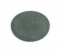 PIASTRA ROTONDA BBq barbecue bistecchiera FORNO PIETRA LAVICA DELL' ETNA 35 cm .